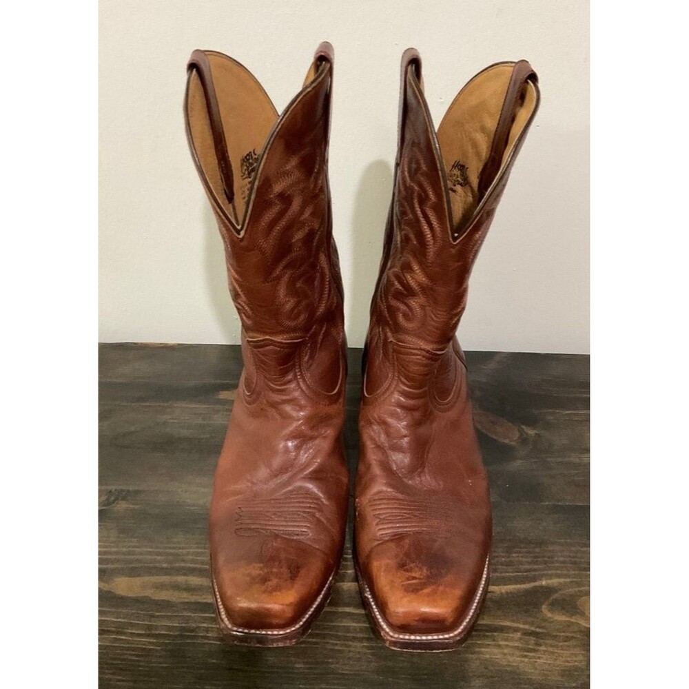 Moon Shine Trading Co. Leather Cowboy Boots 12 D